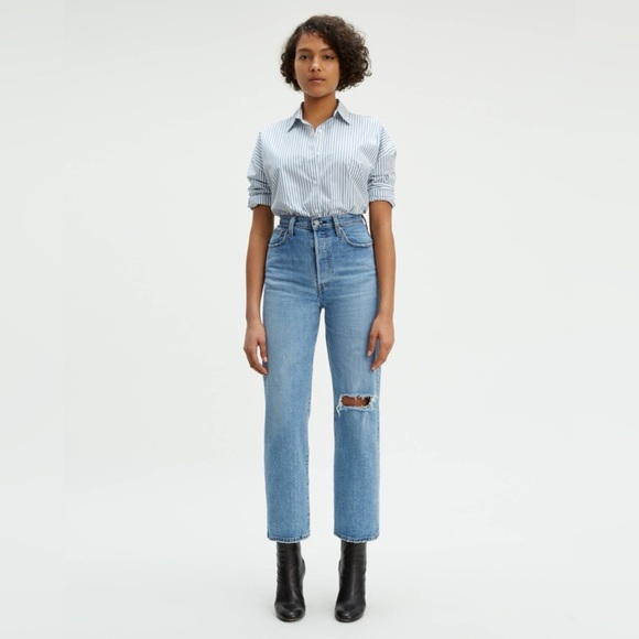 Levi’s Ribcage Straight Ankle Jeans – Size 30 - Picture 1 of 8